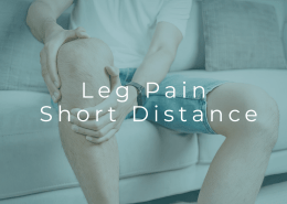 leg pain after walking short distances