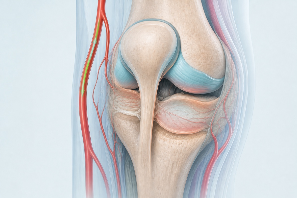 A later simplified state shows less prominent small vessels and inflammation that may gradually settle